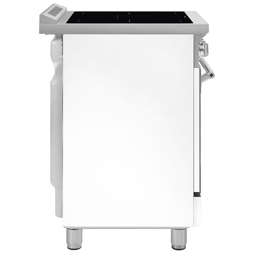 Smeg 36" 4.6 Cu Ft True Convection 5-Element Freestanding Induction Range - White - Only at Best Buy