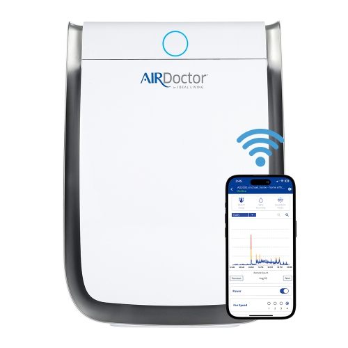 AIRDOCTOR 3500i SMART Air Purifier for Living Rooms Bedrooms 3 Stage Filtration UltraHEPA Carbon/VOC