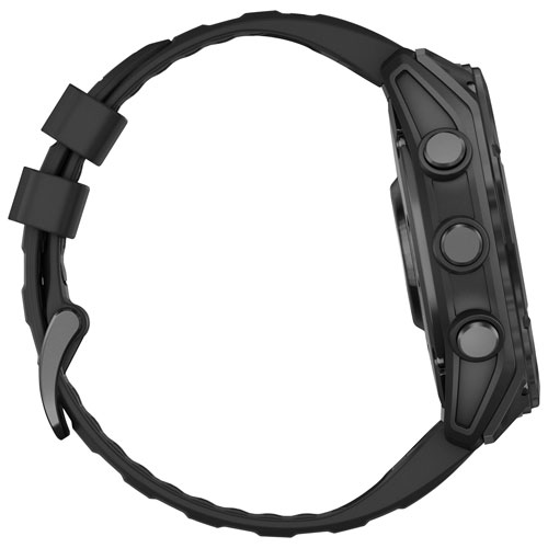 Montre intelligente multisport Bluetooth AMOLED fēnix 8 de 51 mm de Garmin - Noir/Gris ardoise