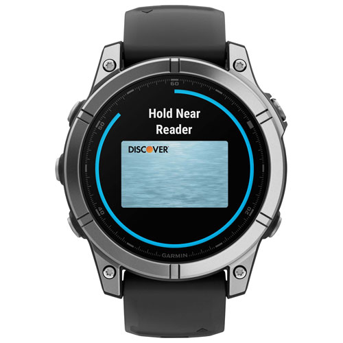 Garmin fēnix E 47mm AMOLED Bluetooth Multisport Smartwatch - Black/Carbon Grey