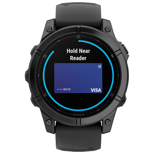 Garmin fēnix E 47mm AMOLED Bluetooth Multisport Smartwatch - Black/Carbon Grey