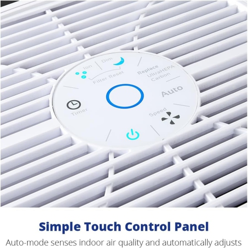 AIRDOCTOR AD1000 4-in-1 Air Purifier for Guest Rooms Kids Bedrooms Home Offices Circulates 285 sq. ft. 4x/Hour