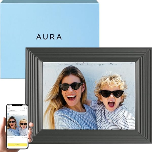 Refurbished(Excellent)- Griffin by Aura 10.1" Digital Frame with Wi-Fi - Grey