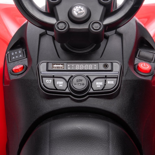 24V Can Am Renegade ATV for 3-7yrs - LED, MP3/USB/Radio, Bluetooth, Leather Seat, Safe Fun.