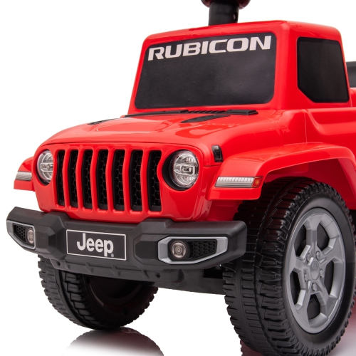 Jeep Rubicon Toddler Ride-On: Foot to Floor, Engine Sounds, Storage, Safe for 1-3yrs.