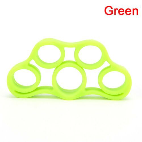 Finger Stretcher Hand Grip Strengthener,Forearm Finger Exerciser-1 Pair-Green