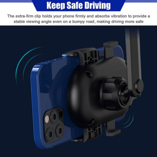 Universal 360° Rotatable And Retractable Car Phone Holder Rearview Mirror Bracket