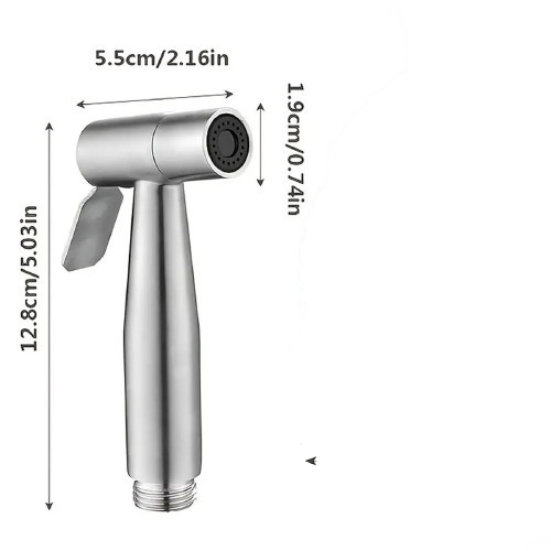 Stainless Steel Toilet Spray With Spring Hose