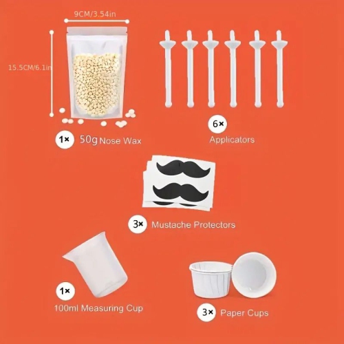 ISTAR Painless Nose Hair Removal Wax Nose Wax Nostril Cleaning Depilation Paper-Free Wax Cleaning Hair Wax & Women Nose Kit