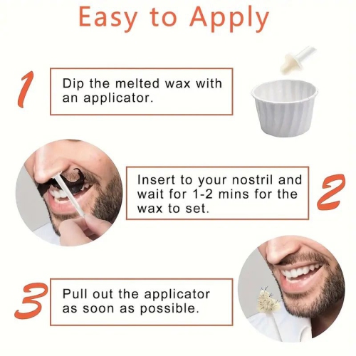 ISTAR Painless Nose Hair Removal Wax Nose Wax Nostril Cleaning Depilation Paper-Free Wax Cleaning Hair Wax & Women Nose Kit
