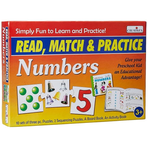 Creative Educational Creative Pre-School"Read, Match and Practice" Numbers