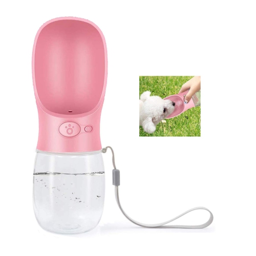 ISTAR  Dog Water Bottle for Walking Or Outdoor Travel w Bowl Dispenser, Antibacterial Portable Leak Proof Pet Travel Water Drink Cup, Water Drinking