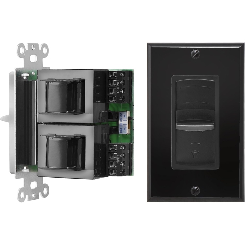 OSD Audio Slider Style 100 Watts Peak Impedance Matching Volume Control with Black Decora Insert, Outer Plate and Slider