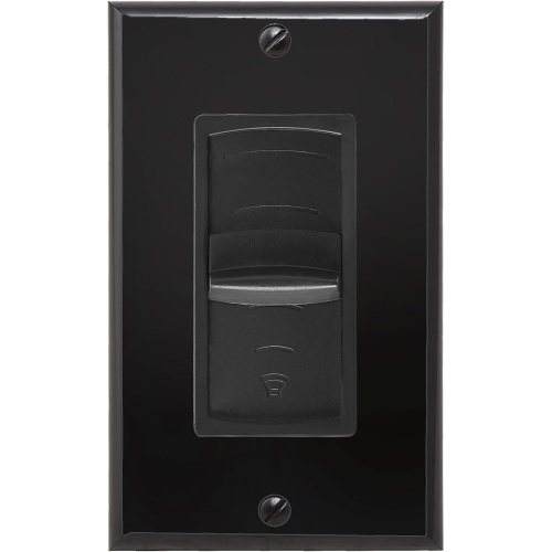 OSD Audio Slider Style 100 Watts Peak Impedance Matching Volume Control with Black Decora Insert, Outer Plate and Slider