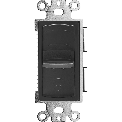 OSD Audio Slider Style 100 Watts Peak Impedance Matching Volume Control with Black Decora Insert, Outer Plate and Slider