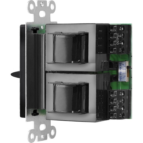 OSD Audio Slider Style 100 Watts Peak Impedance Matching Volume Control with Black Decora Insert, Outer Plate and Slider