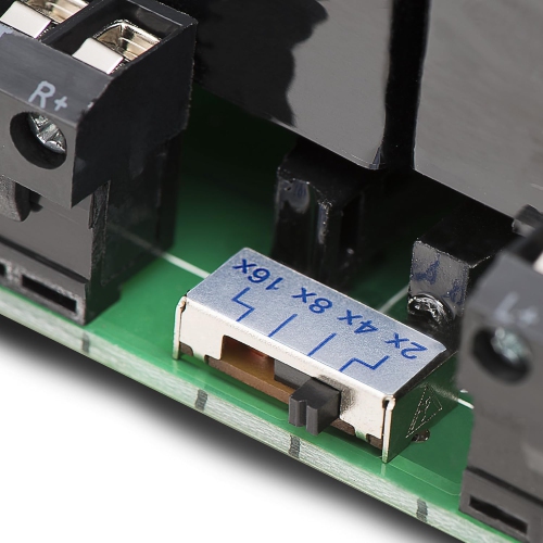 OSD Audio Slider Style 100 Watts Peak Impedance Matching Volume Control with Black Decora Insert, Outer Plate and Slider