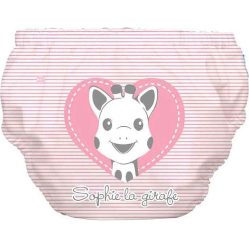 Charlie Banana Swim Diaper and Training Pants - Sophie Pencil Pink Heart