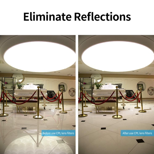 Ensemble de 4 filtres d'objectif compatibles avec les accessoires GoPro Hero 12 Hero 11 12 11 10 9 Hero 10 Hero 9 Black, Neutral Density et Polarizing