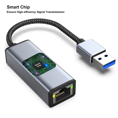 Adaptateur Ethernet BENFEI, adaptateur LAN Gigabit USB 3,0 à RJ45 1000&nbsp;Mb/s