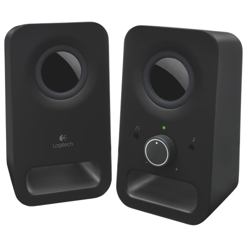 Refurbished - Logitech Z150 2.0 Channel Computer Speaker System - Black