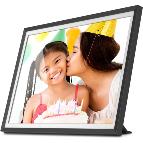 Image 1 of 6.. Dual-band 2.4Ghz, 5Ghz WiFi Touchscreen Digital Photo Frame with 3K Resolution, Light Sensor and 32GB Built-in Memory - 13.5 inch