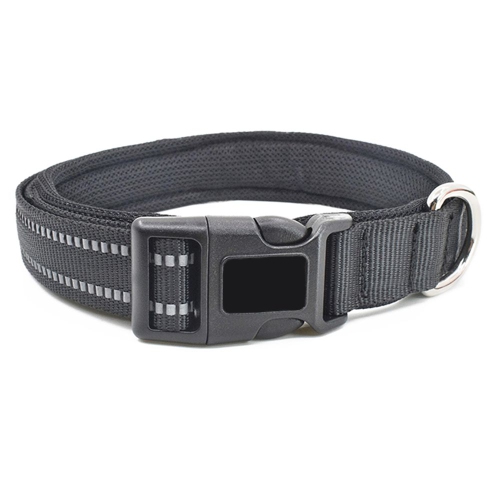 Grand collier noir pour chiens de grande taille, KC-006
