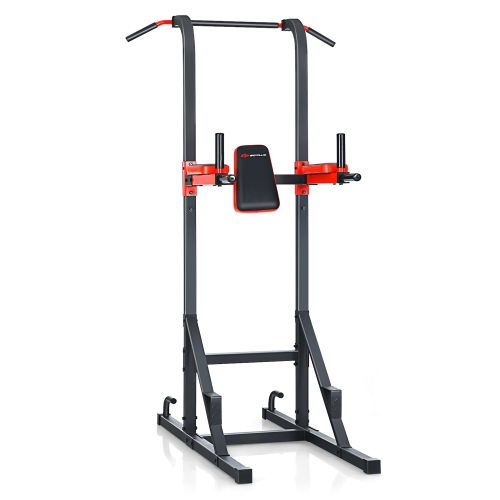 Goplus Multi-function Power Tower Pull Up Bar Dip Stand Home Gym Full-body Workout