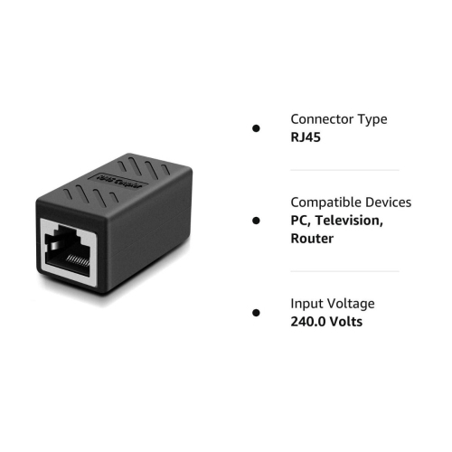 Coupleur RJ45 blindé robuste et durable, connecteur d'adaptateur de jonction LAN d'extension de câble Ethernet, connecteur d'extension LAN femelle à