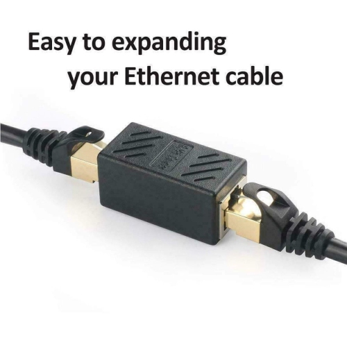 Coupleur RJ45 blindé robuste et durable, connecteur d'adaptateur de jonction LAN d'extension de câble Ethernet, connecteur d'extension LAN femelle à