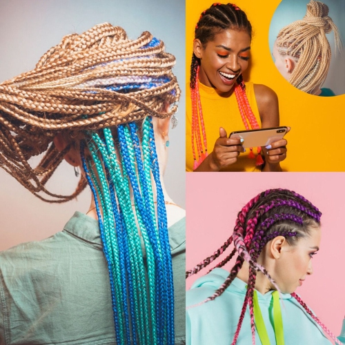 5Pcs DIY Hook Bamboo Handle Braid Hair Dreadlocks Needle Weaving Crochet for Braid Craft, 5 Pieces Dreadlocks Crochet with Different Hooks, and 5