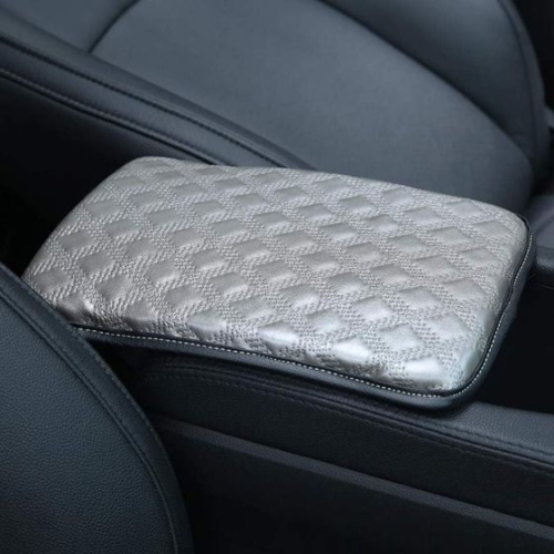 Noble Crown Series Car Central Armrest Box – Stylish Diamond Lattice Design, Durable Faux Leather, Easy Installation