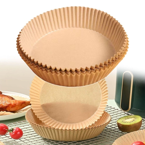 Air Fryer Disposable Paper,50 Pcs Parchment paper, Air fryer, Oil-proof, Water-proof, Parchment Baking Paper for Baking Roasting Microwave