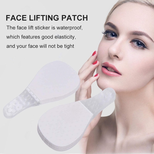 60Pcs Face Lifting Tape Invisible Face Stickers Thin Sticker Chin Medical Tape Facial Line Wrinkle Flabby Skin V-Shape Face Lift Tape to Hide Facial