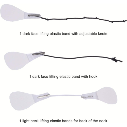 60Pcs Face Lifting Tape Invisible Face Stickers Thin Sticker Chin Medical Tape Facial Line Wrinkle Flabby Skin V-Shape Face Lift Tape to Hide Facial