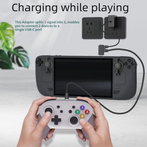 Adaptateur de terrasse à vapeur type C 1 à 2 Adaptateur transfert de charge données 2 en 1