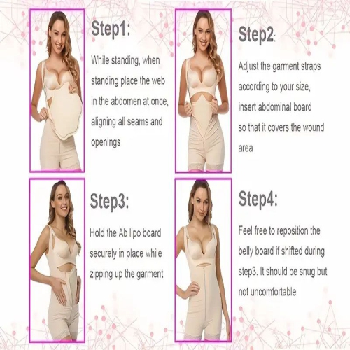 Ab Board Post Surgery Liposuction, Abdominal Post Surgery, Lipo Foam Ab Board, Compression Lipo Board for Tummy Tuck & Liposuction Post Surgery