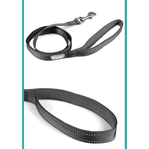 "KL-039 Premium Pet Pull Rope - Stylish Black Bamboo Fiber for Ultimate Durability, Medium Size for Dogs"