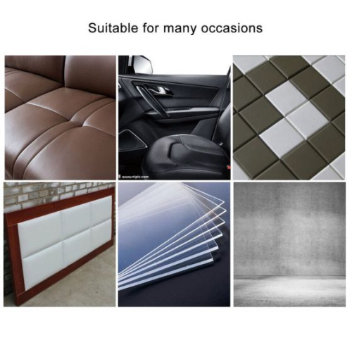 Leather Repair Tape Self-Adhesive Patches Kit for Couches Car Seats Furniture Sofa Vinyl Chairs Jackets Shoes Bags Black - 1Pcs