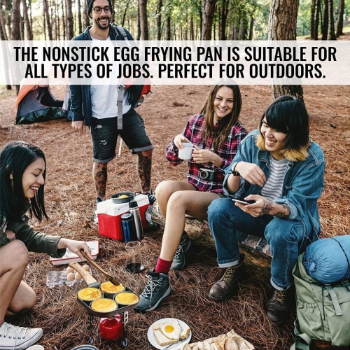 Moule à omelette à 4 trous pour la machine à crêpes au jambon aux œufs de burgers