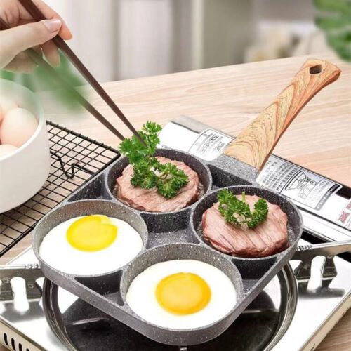 Moule à omelette à 4 trous pour la machine à crêpes au jambon aux œufs de burgers