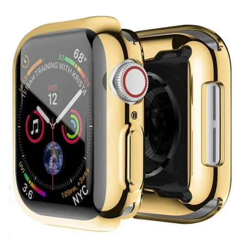 PC plastic electroplating case compitible for Smart Watches Gold-42mm