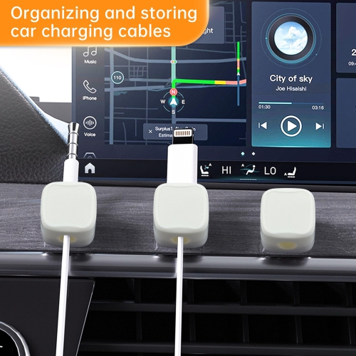 Magnetic Cord Organizer,Magnetic Cable Clips Cable Smooth Adjustable Cord Holder,Under Desk Cable Management,Adhesive Wire HolderOrganizer for Home