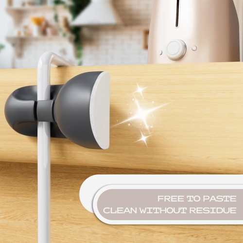 USB Cable Organizer Clips Cord Holder Self Adhesive Desk Cord Cable Management