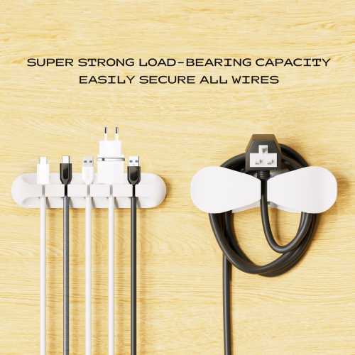 USB Cable Organizer Clips Cord Holder Self Adhesive Desk Cord Cable Management