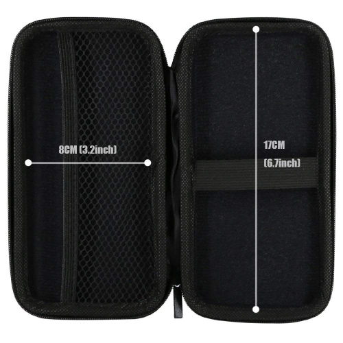 Universal Pouch Travel Power Bank Carrying Case Hard Shockproof Protective EVA Cover Battery Pack USB Cable Organizer Earbuds Sleeve Electronics Bag