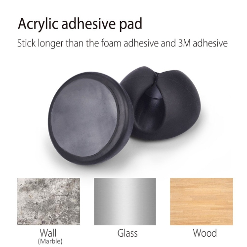 Paquet de 12 pinces de câble longue durée, support de cordon et cache-câble de bureau, organisateur de câble de chargement et système de gestion pour