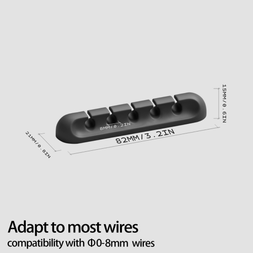 USB Cable Organizer Clips Cord Holder Self Adhesive Desk Cord Cable Management