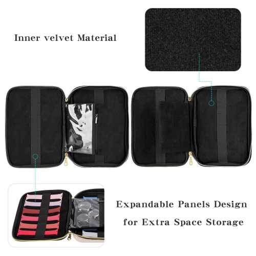 Watch Band Case Holds 12 Watch Straps, Travel Organizer Bag Carrying Case Compatible for All Series of Apple Watch Bands or Smart Watch Bands