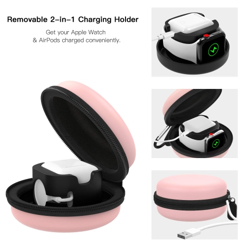 torage Box Compatible with Apple Watch Series 9/8/7/6/5/4/3/2/1/SE, Protective Bag Fit iWatch 38mm 40mm 41mm 42mm 44mm 45mm and Airpods Pro/3/2/1